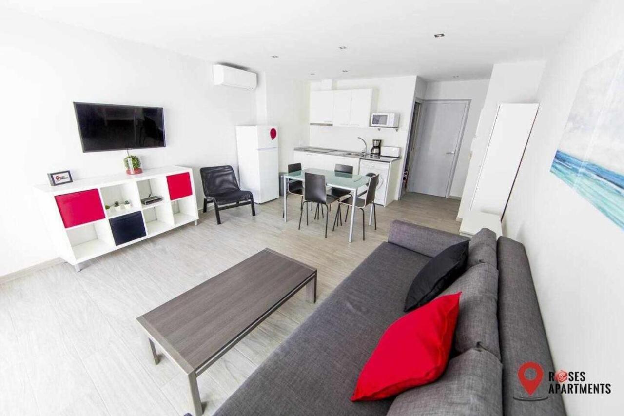 Roses Apartments 2 - Vista Mar Lateral 1Habitacion Екстер'єр фото